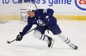 Concussion kept Leafs prospect Ben Danford away from training camp last season. He's learned his lesson