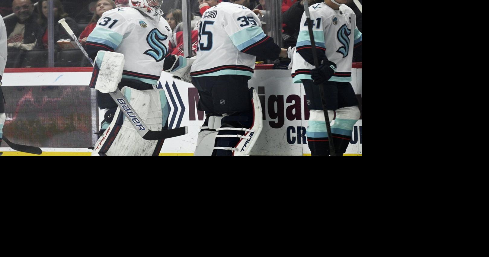 Seattle Kraken put struggling goaltender Philipp Grubauer on waivers to send him to the minors