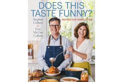 Stephen and Evie McGee Colbert collaborate on cookbook 'Does This Taste Funny"