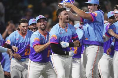 Doyle hits walkoff homer in 9th, Rockies overcome 9-run 1st-inning deficit to beat Pirates 17-16