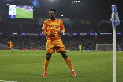 Man City fans taunt Real Madrid and Vinicius Junior over Ballon d'Or