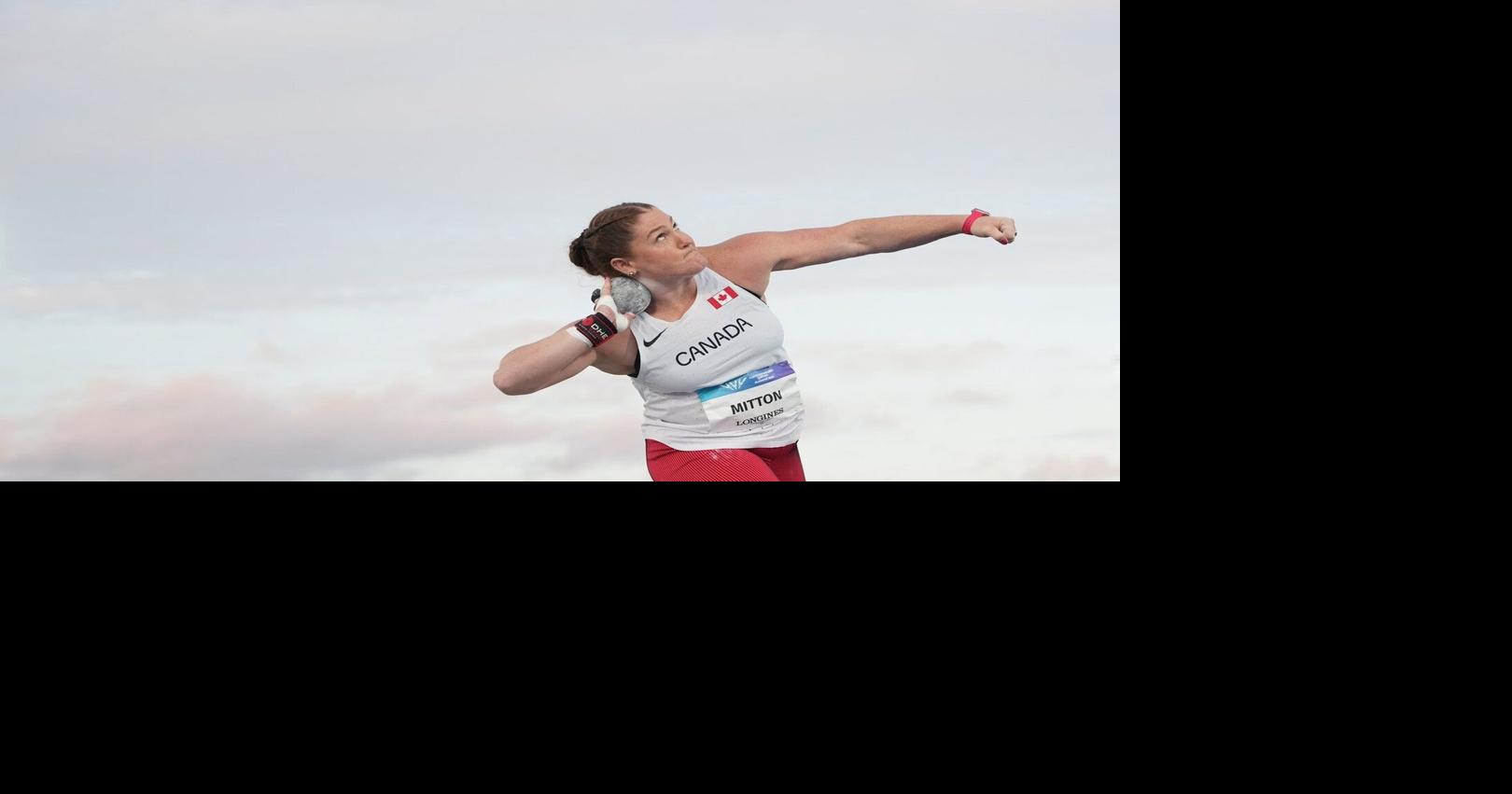 Canada's Sarah Mitton finishes third in shot put at Diamond League meet