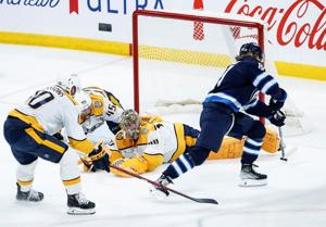 Connor's hat trick leads Jets past Predators 6-3, extends win streak to three games