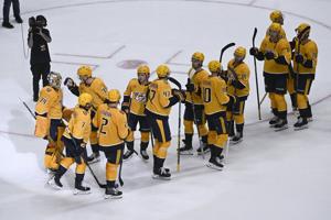 Stamkos finishes 14th career hat trick in OT to give Predators 3-2 win over Blackhawks