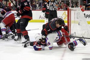 NHL roundup: Rangers beat Hurricanes 3-2 in OT, lead series 3-0