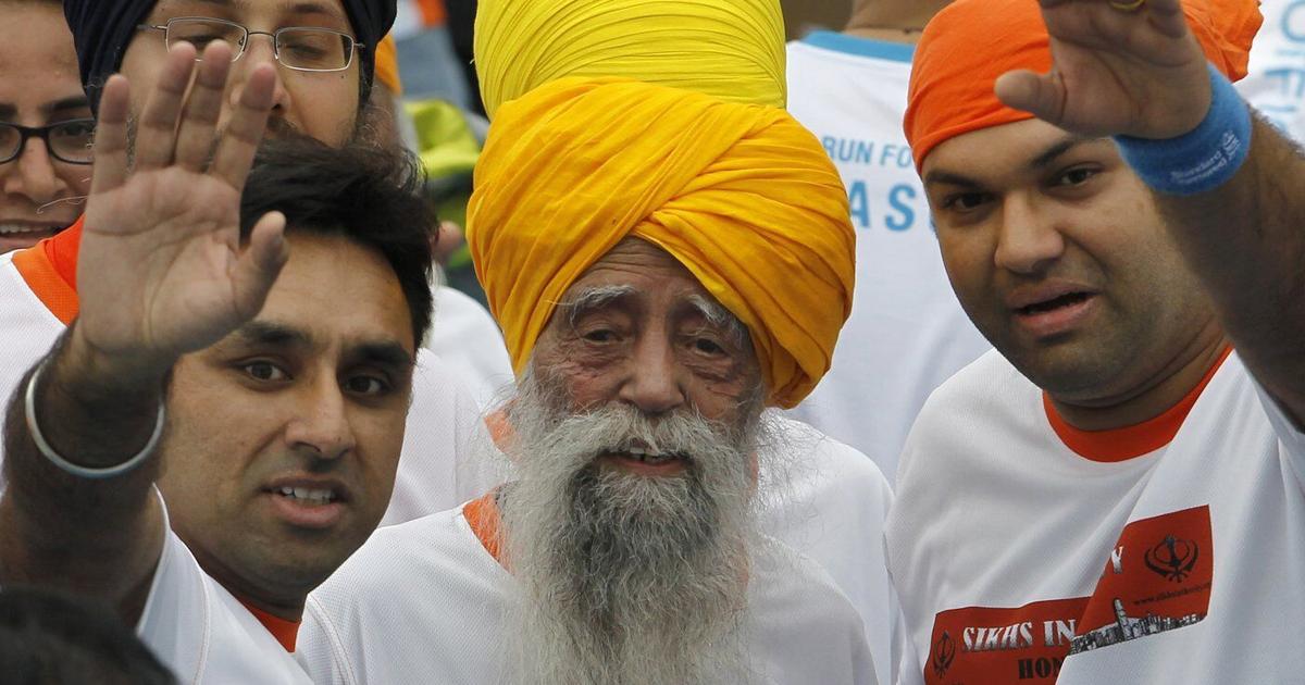 World’s oldest marathon runner, Fauja Singh, dies at 114 after being hit ...