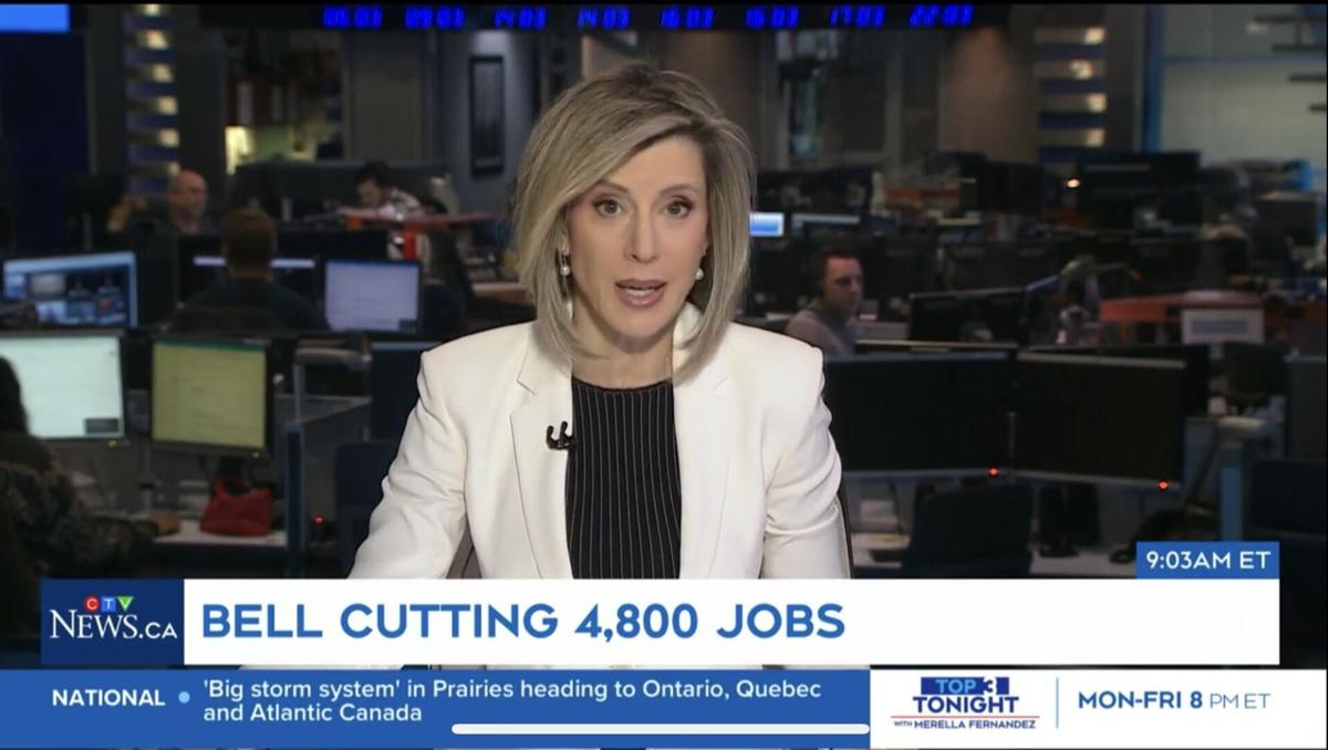 CTV cancels numerous newscasts as Bell cuts 4,800 jobs