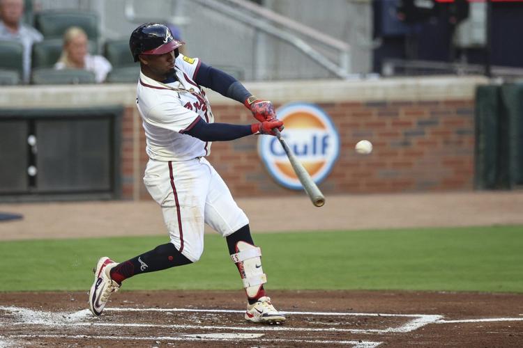 Braves second baseman Ozzie Albies leaves game vs. Nationals with apparent hand or wrist injury