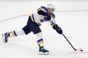 Brayden Schenn scores OT winner to lift the Blues over the Bruins, 3-2
