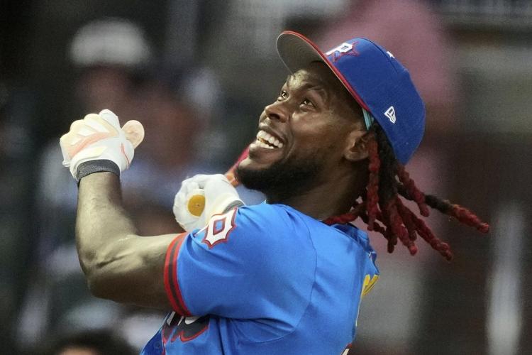 Cruz hits 513-foot homer, joins Raleigh, Caminero and Buxton in ɫɫ Run Derby semifinals