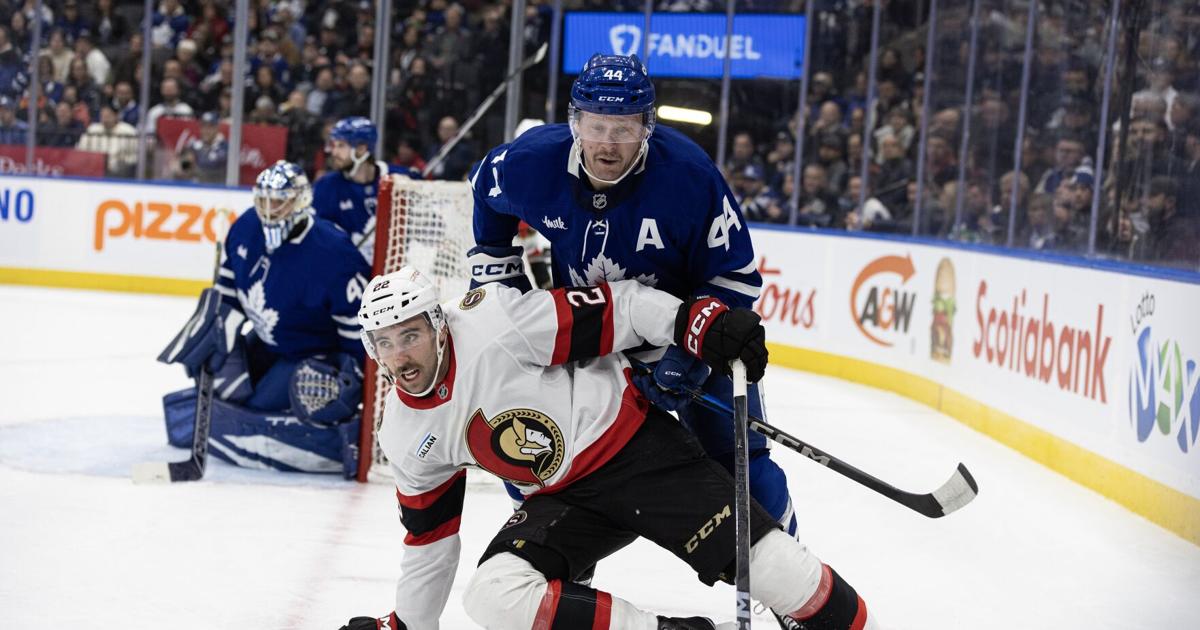 Senators dominate undermanned Leafs in Battle of Ontario