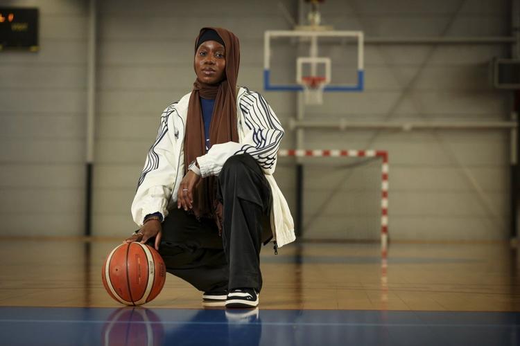AP PHOTOS: A new bill banning headscarves could keep athletes off the court