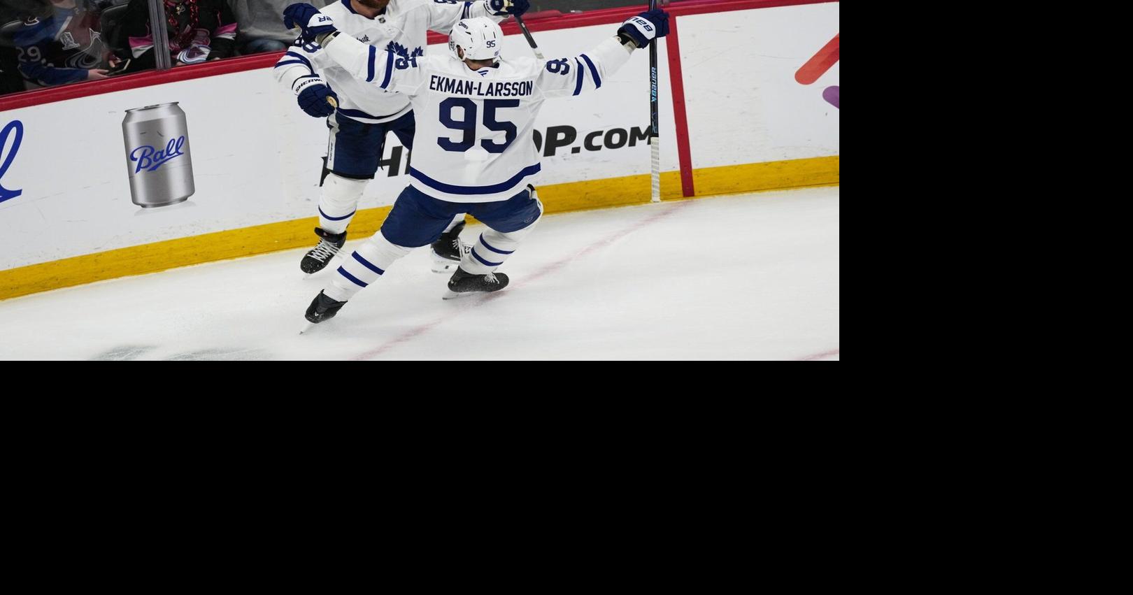 Nylander’s OT goal gives Leafs 4-3 victory, snaps Avalanche’s 17-game home win streak