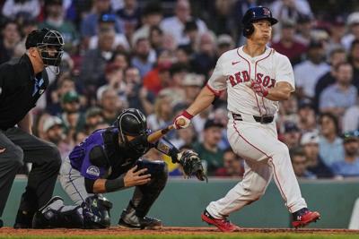Yoshida leads Red Sox to sweep of Rockies with 10-2 win