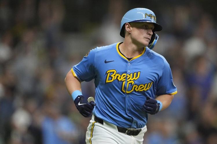 Yelich, Vaughn homers help power Brewers to an 8-3 win over the Nationals