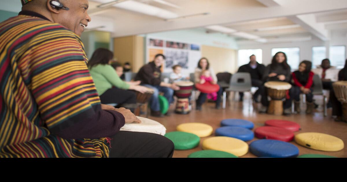 Drumming offers upbeat start to Black History month