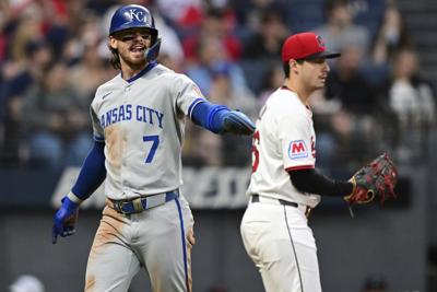 Nick Loftin singles in tying run and scores in 7th, Royals rally for 4-3 win over Guardians
