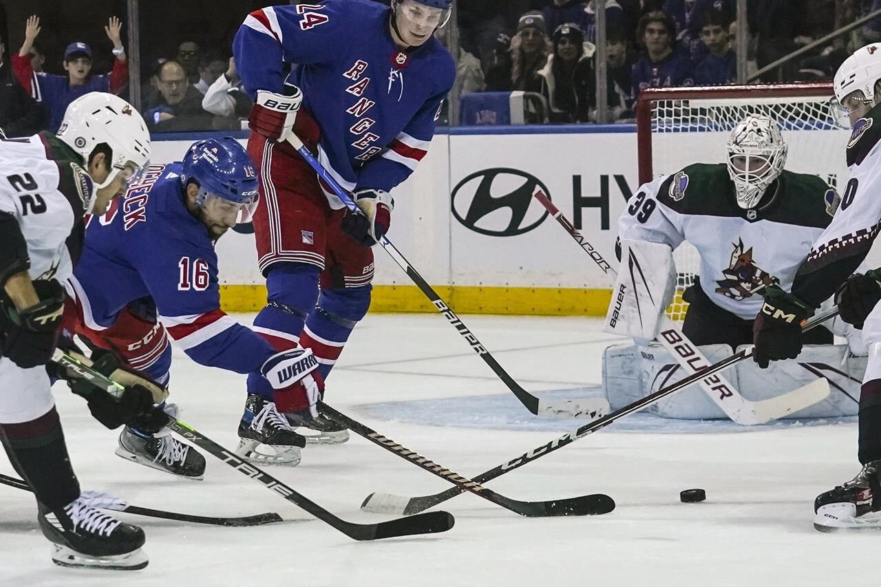 Trocheck And Kreider Score As Rangers Top Coyotes 2-1 To Win Home ...