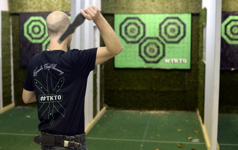 Knifethrowers moving out of the backyard into the mainstream