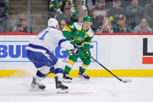 Kaprizov breaks franchise career goals record in Wild's 5-1 win over Lightning