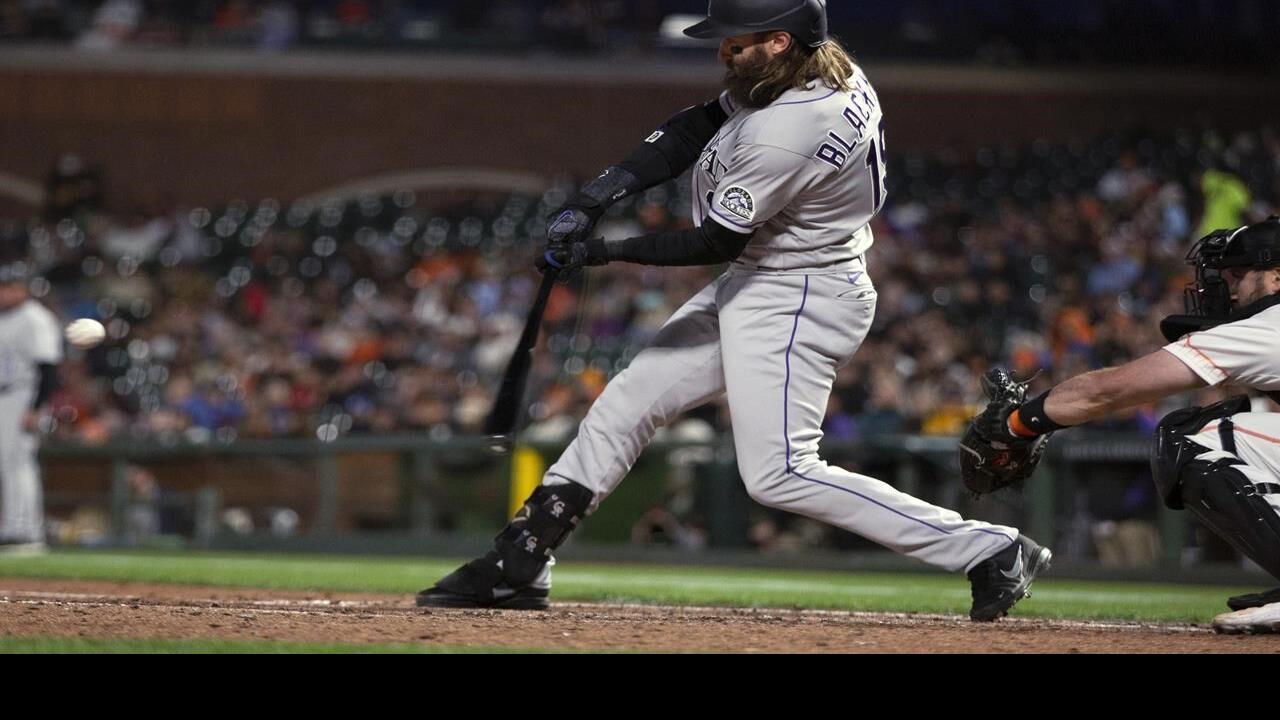 Charlie Blackmon doubles in 4-run 5th, Rockies beat Marlins 5-4