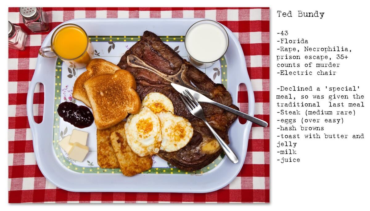 Last meals on death row A peculiar American fascination