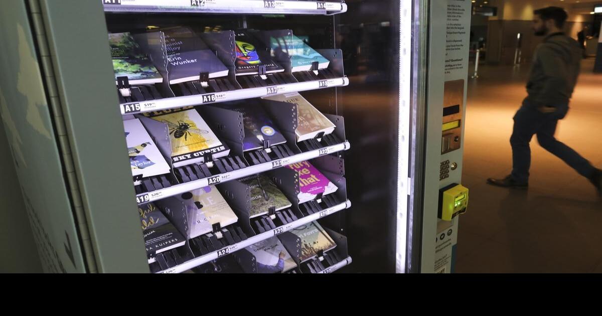 There’s now a book vending machine at Billy airport
