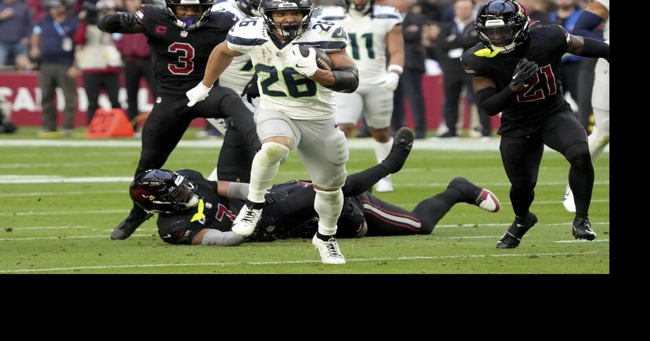 Charbonnet runs for career-high 134 yards, 2 TDs as NFC West-leading Seahawks beat Cardinals 30-18