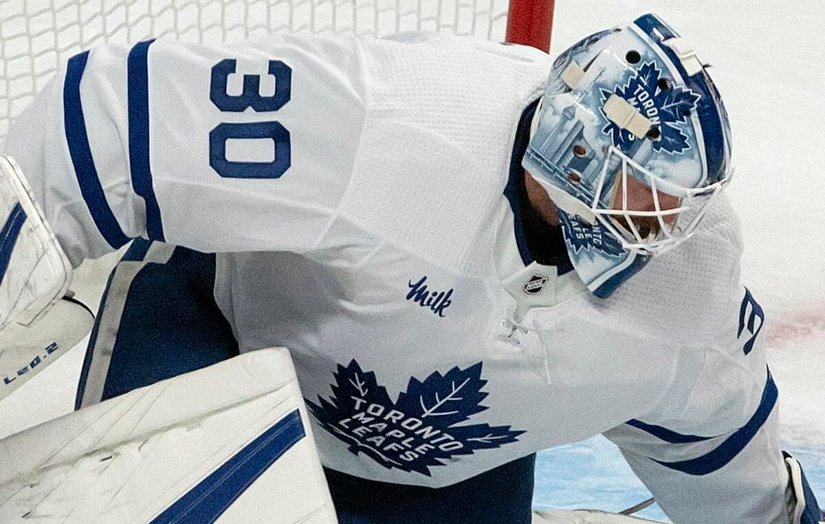 Toronto maple clearance leafs goalie jersey