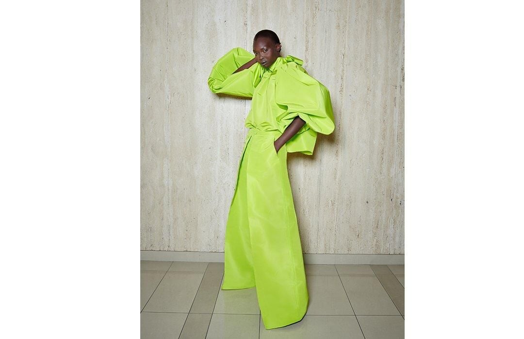 greta constantine green dress Greta Constantine Rembrandt Gown BLOSSOM / 12 main image 0