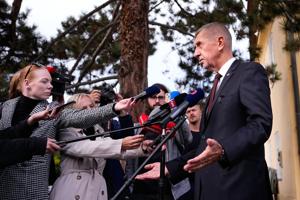 The ruling party of the populist Czech prime minister leads in 1st round of Senate election