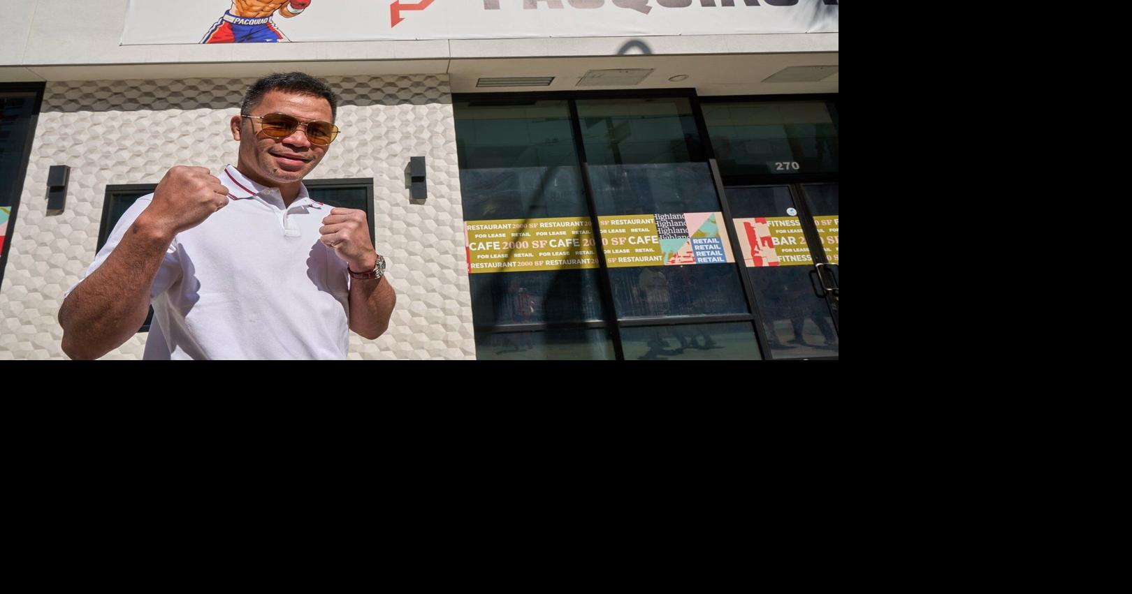 Manny Pacquiao takes over Floyd Mayweather's old gym amid rematch tension between the boxing rivals