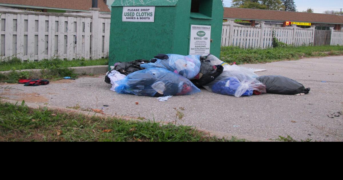 The Fixer Clothing donation boxes may soon need a city permit