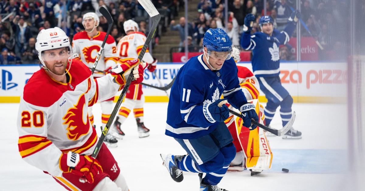 Maple Leafs vs. Flames: Max Domi and Matthew Knies put on a show