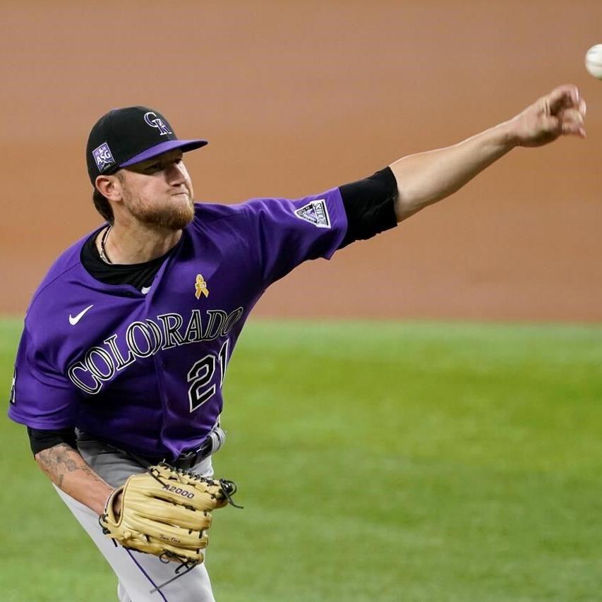 Rockies fall behind early, score 5 in 9th to beat Rangers