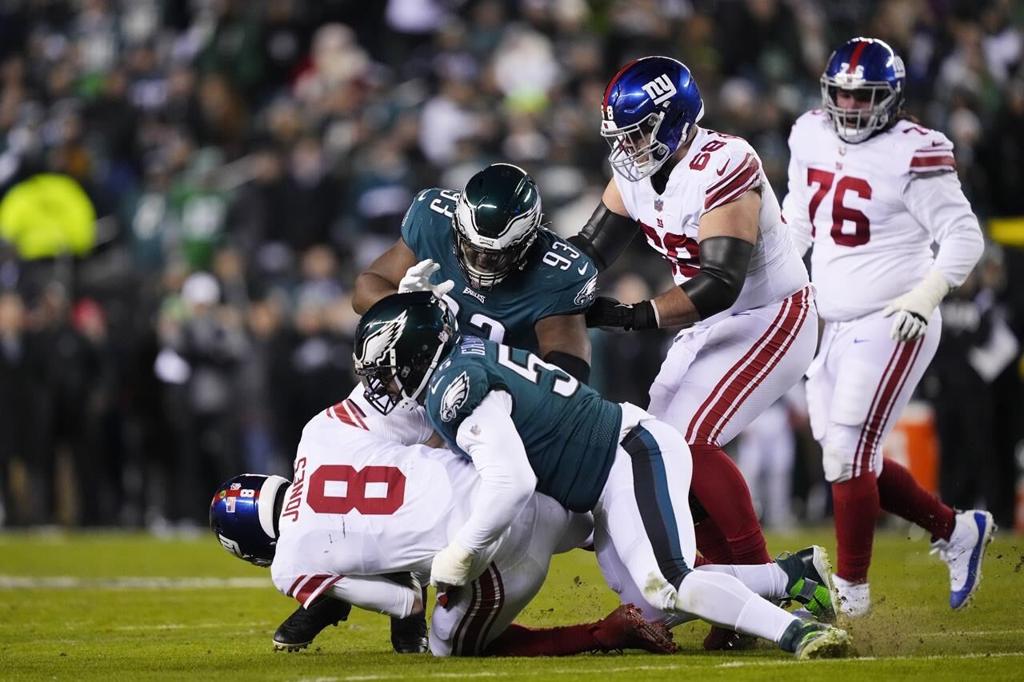 Giants never a factor in 3rd loss to Eagles this season - The San