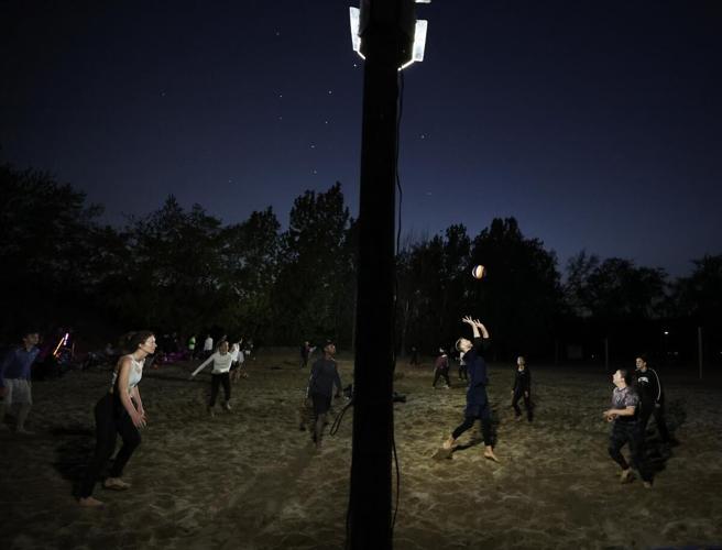 Inside Toronto’s secret beach volleyball game at Ashbridges Bay