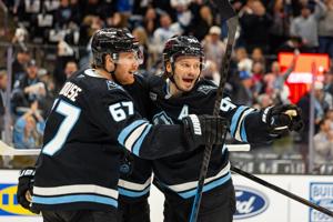 Nate Schmidt scores twice to help Mammoth beat Kraken 6-3