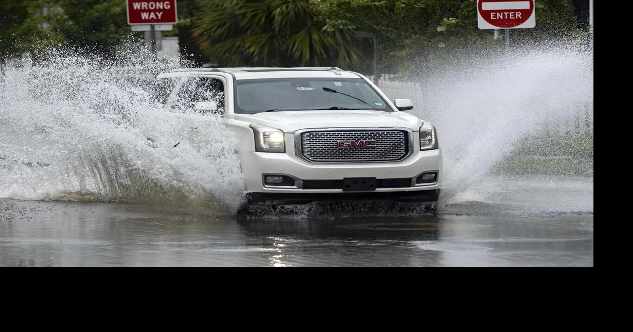 The Latest: Tropical Storm Debby churns off the US Southeast