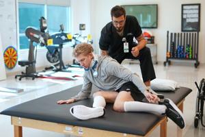After an outfield collision left him paralyzed, every gain in rehab is a big win for A's Ryan Lasko