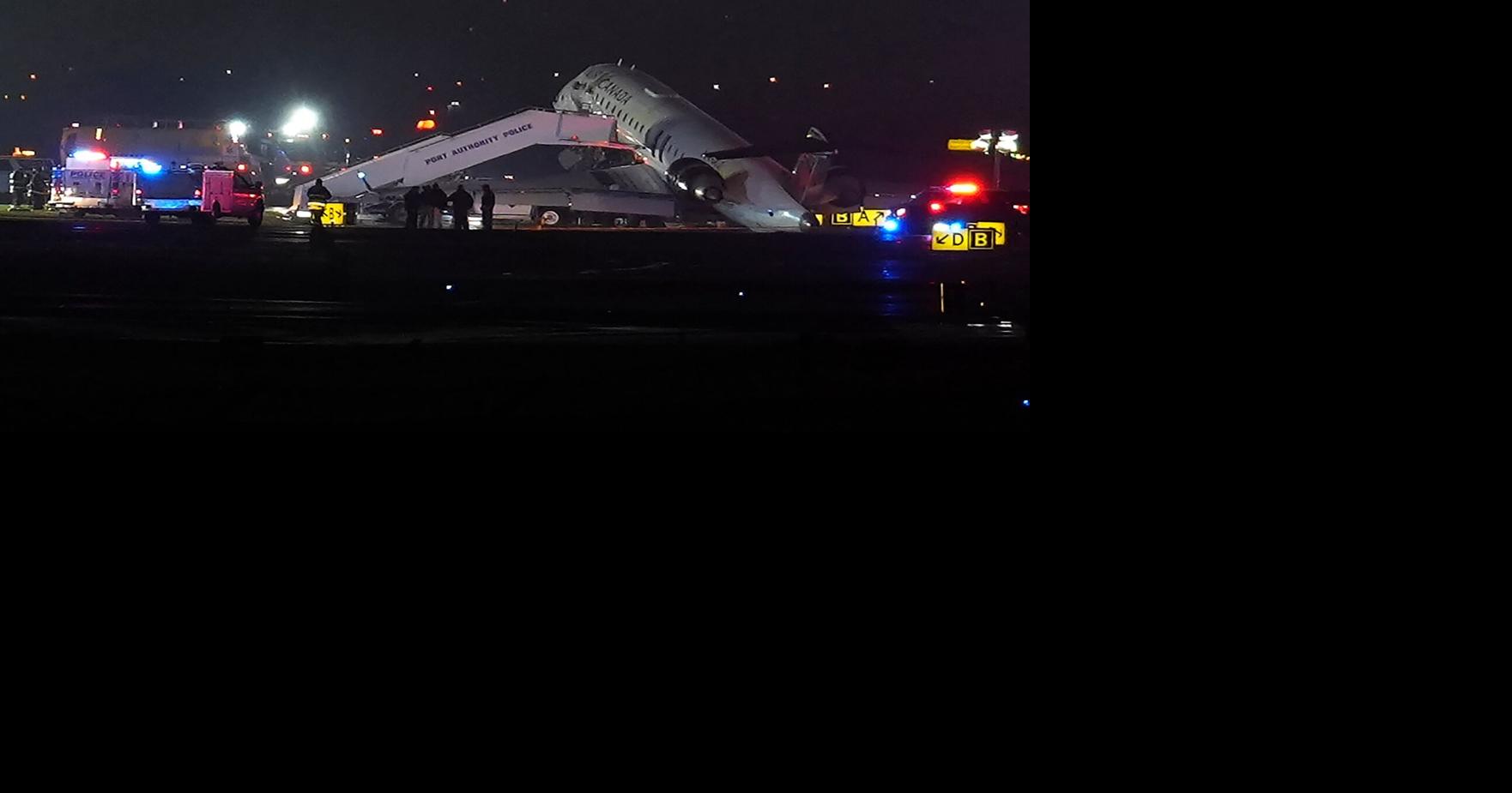 72 passengers and four crew members were on board AC 8646, according to the preliminary passenger list. Injury details are not yet clear.