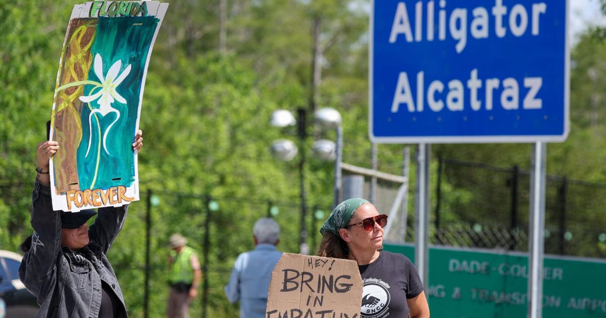 Detainees describe what it’s like inside Alligator Alcatraz: ‘This is a concentration camp’