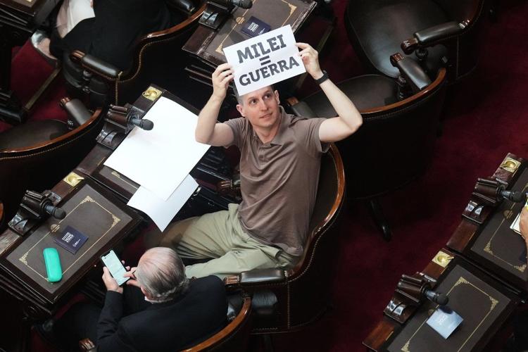 Argentina's Milei opens Congress praising Trump and attacking opposition