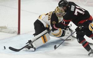 Drake Batherson ends goal-scoring drought with two as Senators beat Bruins 6-3