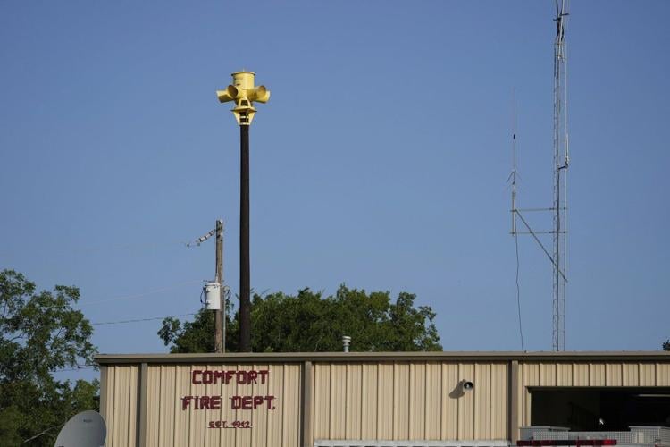 A small Texas community where everyone survived flooding has sirens that warned them