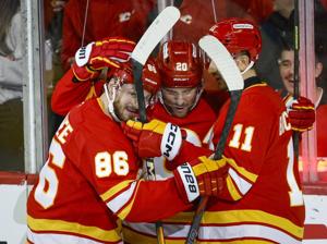 Victor Olofsson scores first with Flames in 4-1 win over Panthers