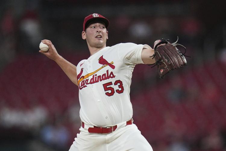 Cardinals' Andre Pallante takes a no-hit bid into the 6th inning vs. Marlins