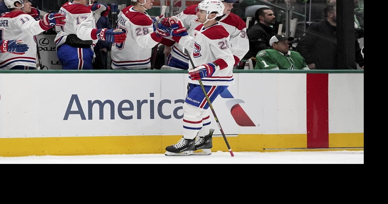 Newhook, Dobes propel surging Montreal Canadiens to 3-1 win over Dallas Stars