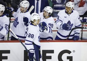 Leafs' Nylander says his hat trick in 6-3 win over Calgary is 'super special'