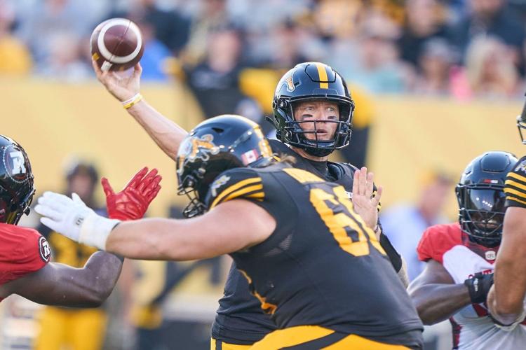 Mitchell's late TD pass to Lawler rallies Ticats to 23-20 home win over Redblacks